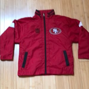 49ers light weight jacket